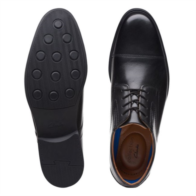 Gorra Whiddon Cuero Negro Clarks Cuero Negro
