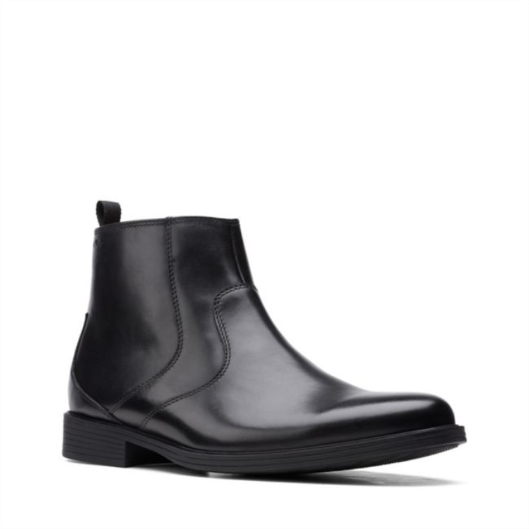 Cremallera Whiddon Cuero Negro Clarks Cuero Negro