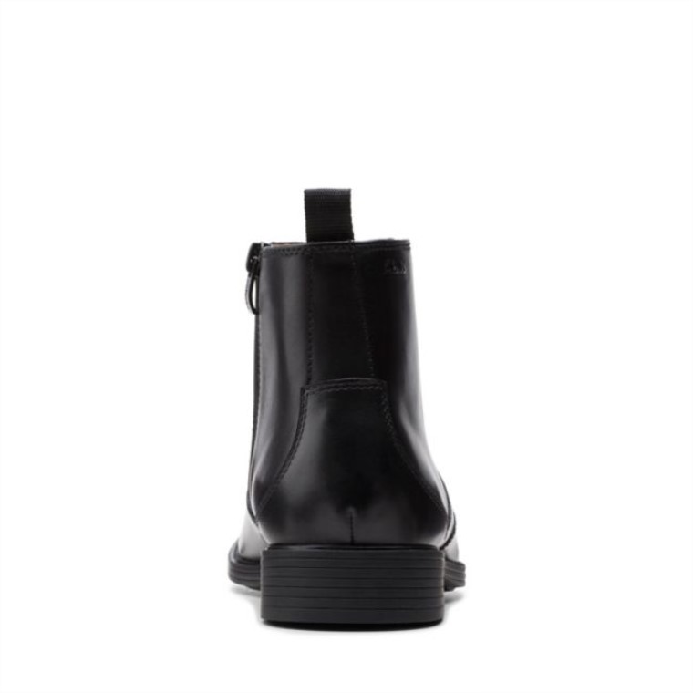 Cremallera Whiddon Cuero Negro Clarks Cuero Negro