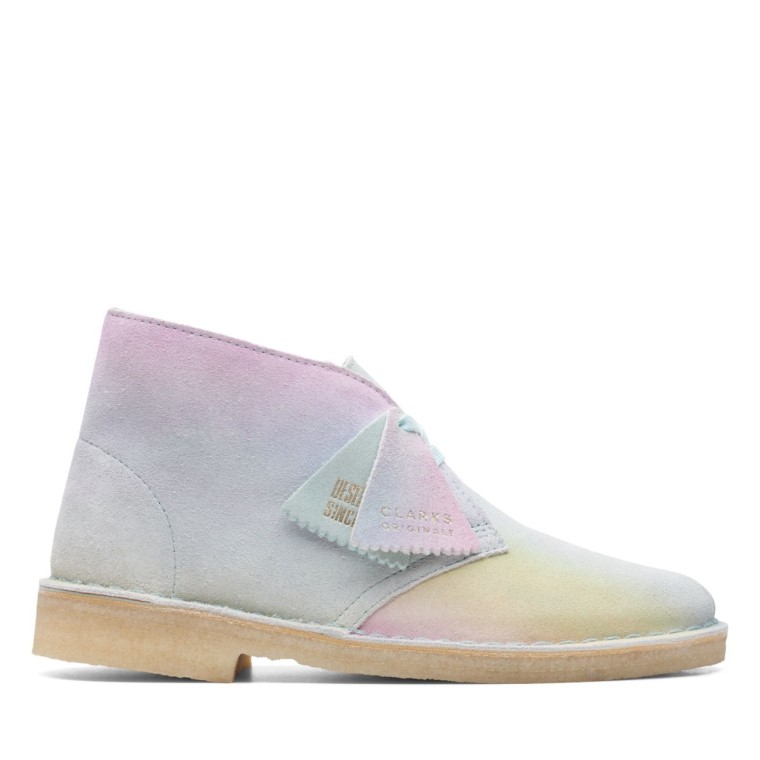 Blanco/azul Bota Safari Clarks Blanco/azul