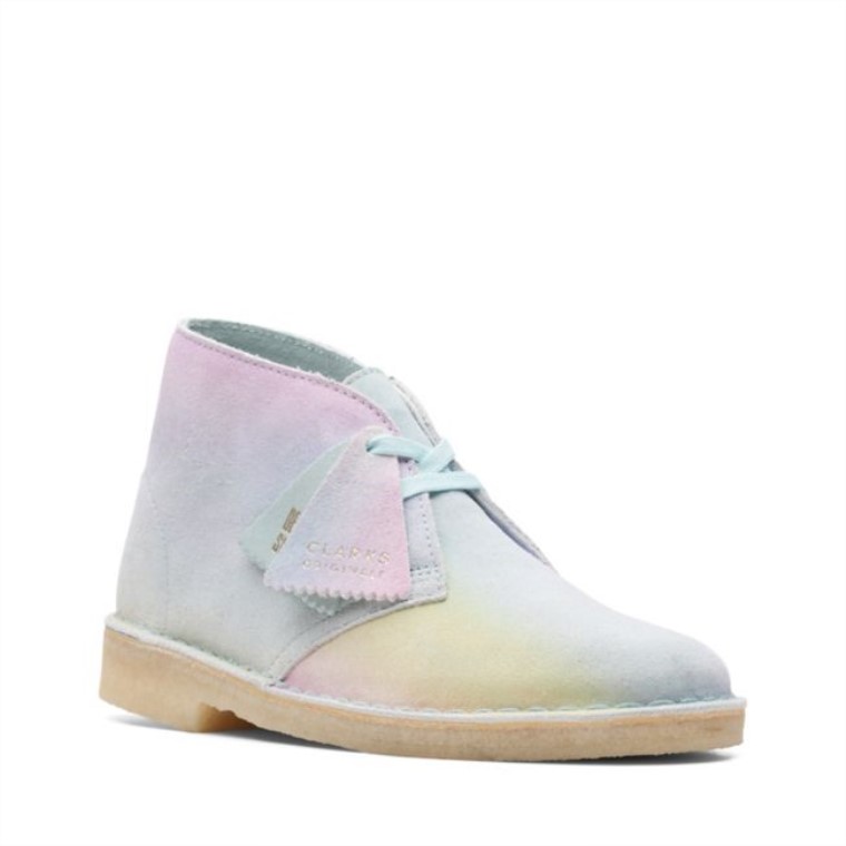 Blanco/azul Bota Safari Clarks Blanco/azul