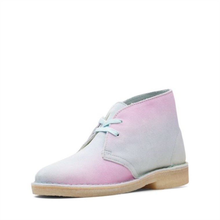 Blanco/azul Bota Safari Clarks Blanco/azul