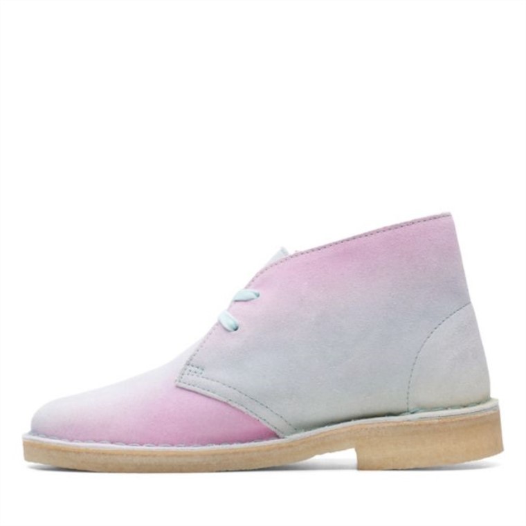Blanco/azul Bota Safari Clarks Blanco/azul