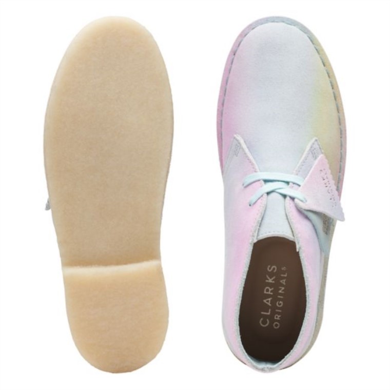 Blanco/azul Bota Safari Clarks Blanco/azul