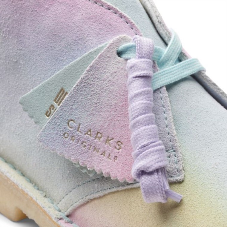 Blanco/azul Bota Safari Clarks Blanco/azul