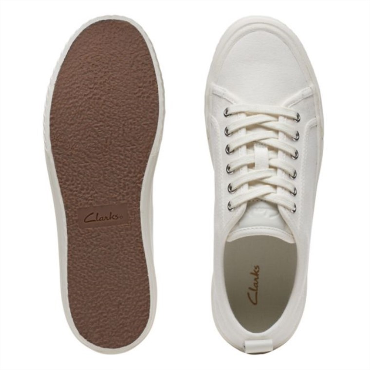 Lona Blanca Encaje Roxby De Clarks Lona Blanca