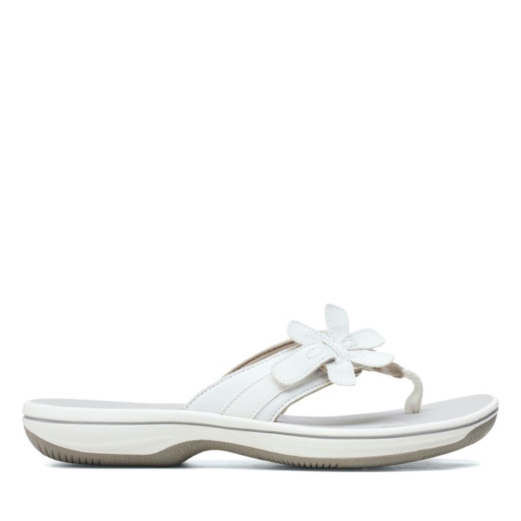 Blanco Clarks Brinkley Flora Blanco