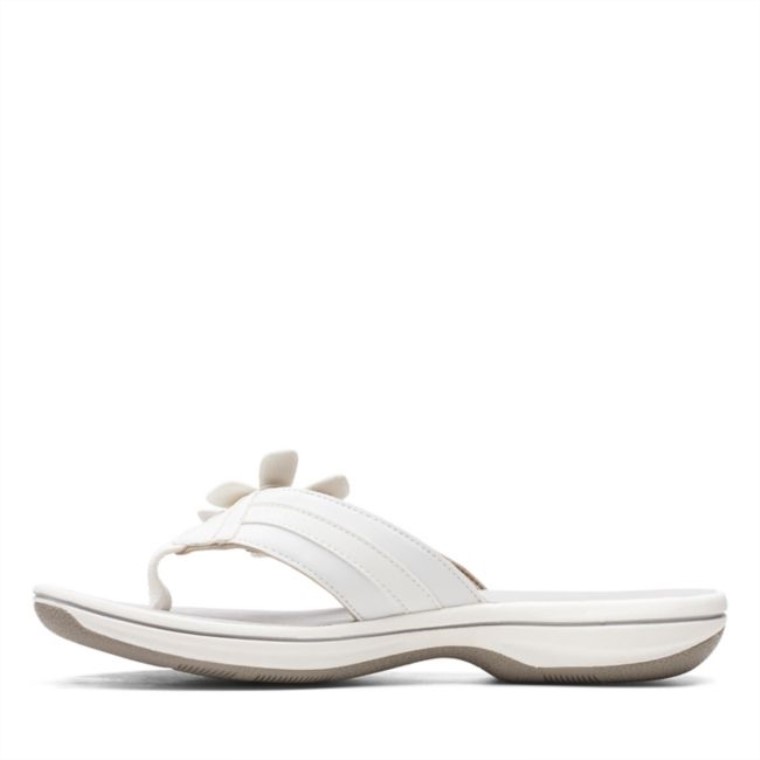 Blanco Clarks Brinkley Flora Blanco