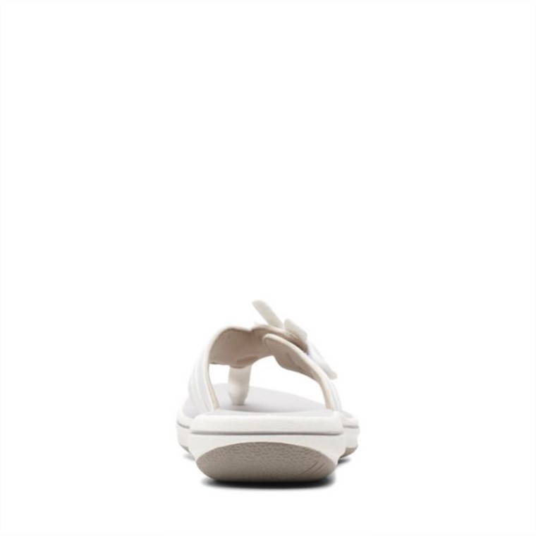 Blanco Clarks Brinkley Flora Blanco