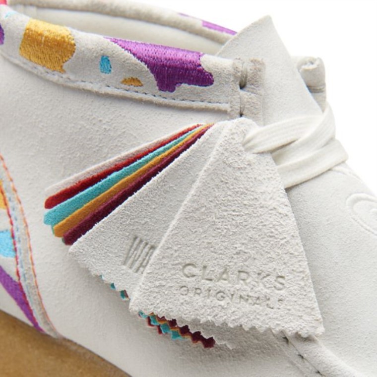 Botas Combi Wallabee Blancas Combi Clarks Blancas