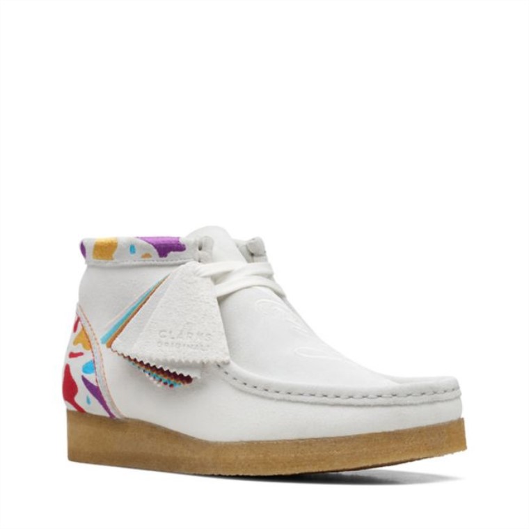 Botas Combi Wallabee Blancas Combi Clarks Blancas