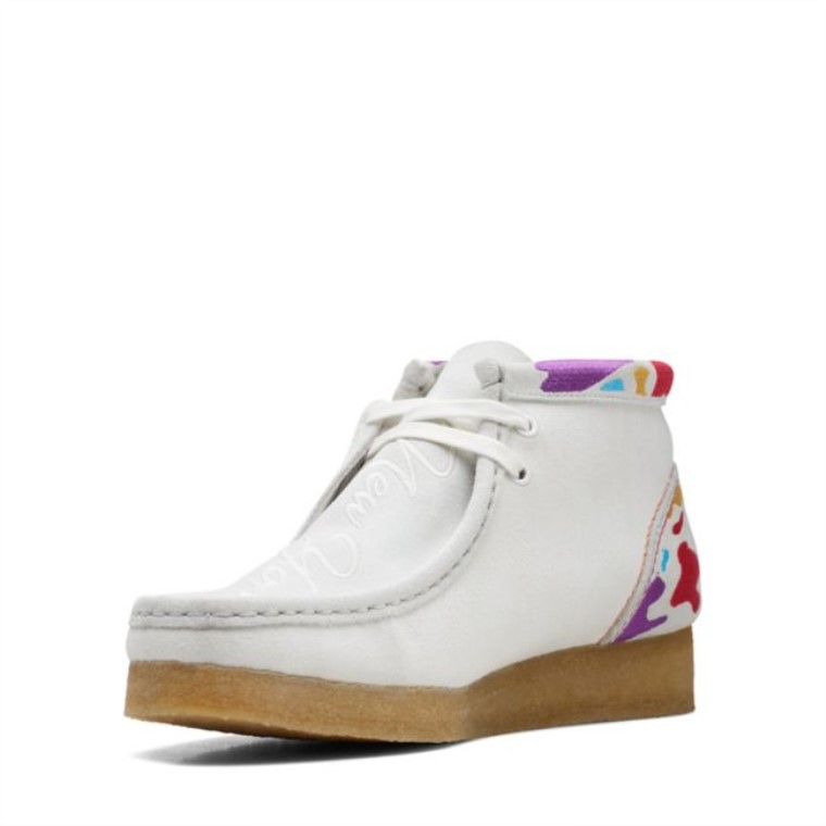 Botas Combi Wallabee Blancas Combi Clarks Blancas