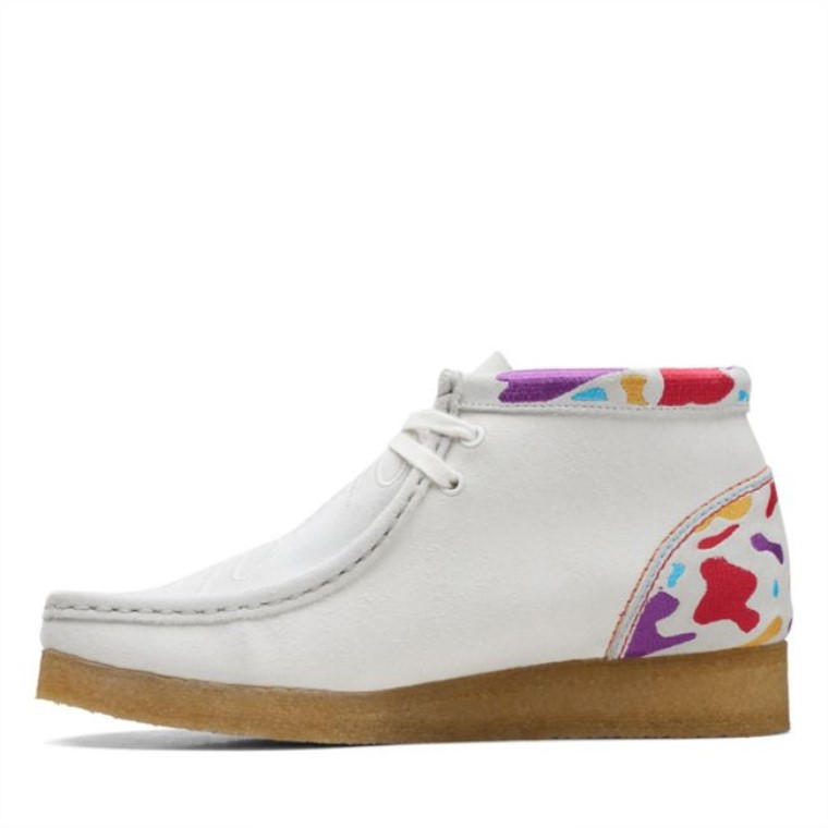 Botas Combi Wallabee Blancas Combi Clarks Blancas