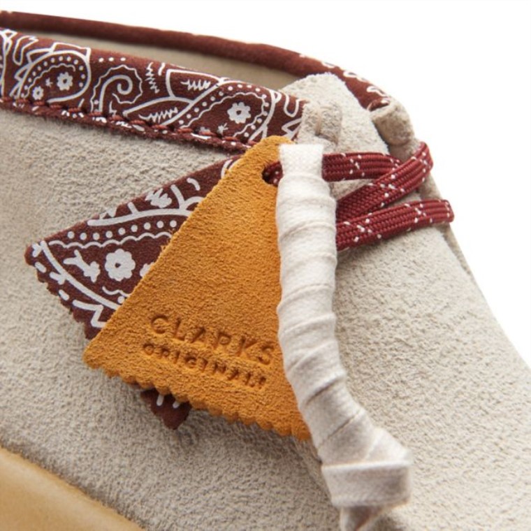 Interés Blanco Clarks Wallabee Cup Bt Interés Blanco