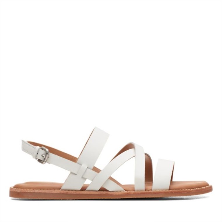 Cuero Blanco Clarks Karsea Sun Cuero Blanco