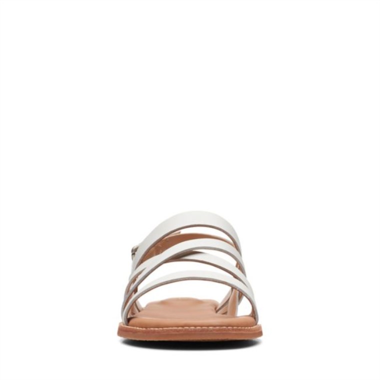Cuero Blanco Clarks Karsea Sun Cuero Blanco