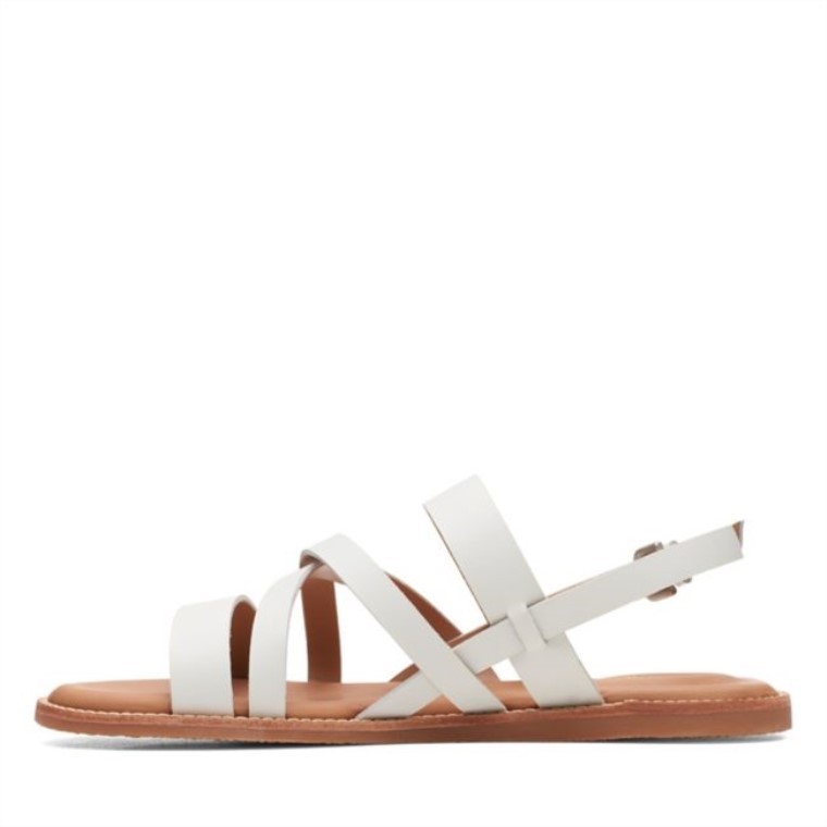 Cuero Blanco Clarks Karsea Sun Cuero Blanco