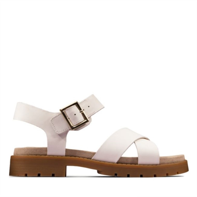 Correa De Cuero Blanco Clarks Orinoco Cuero Blanco