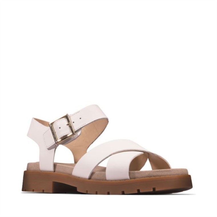 Correa De Cuero Blanco Clarks Orinoco Cuero Blanco