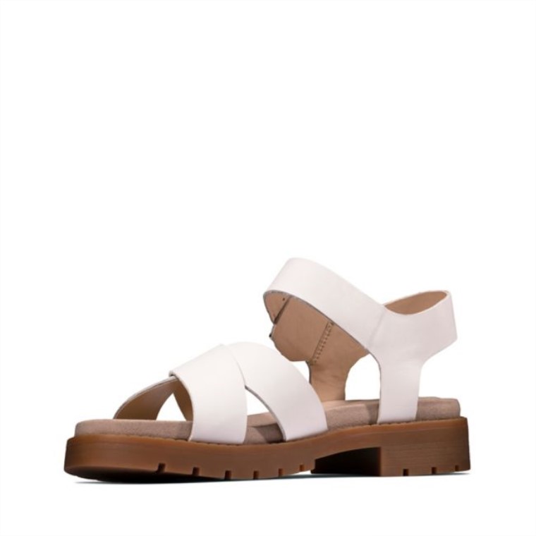 Correa De Cuero Blanco Clarks Orinoco Cuero Blanco