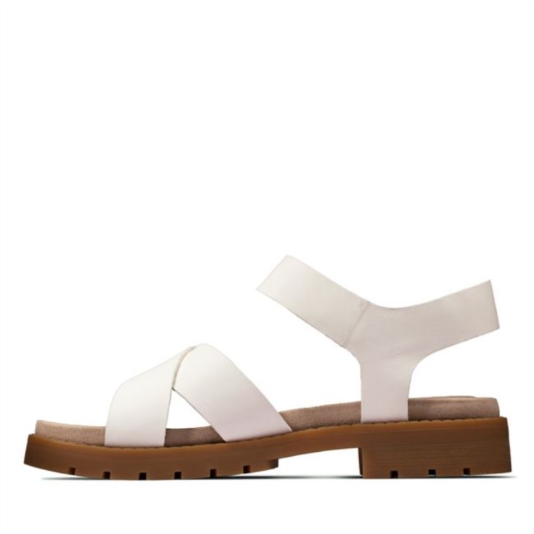Correa De Cuero Blanco Clarks Orinoco Cuero Blanco