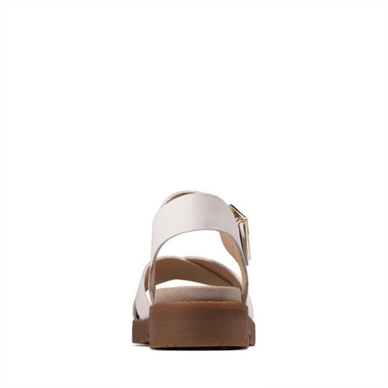 Correa De Cuero Blanco Clarks Orinoco Cuero Blanco