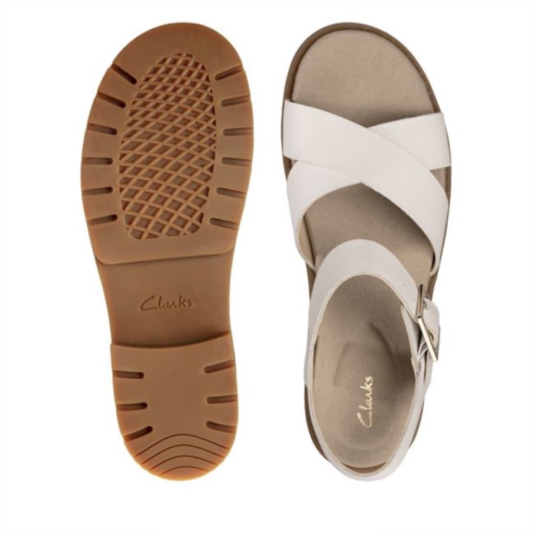 Correa De Cuero Blanco Clarks Orinoco Cuero Blanco