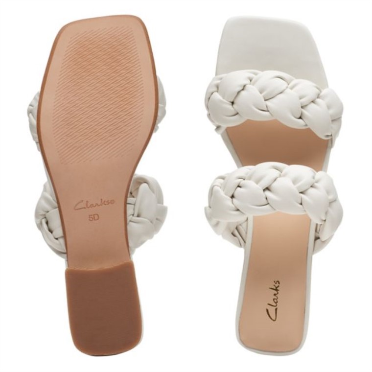 Trenza Clarks Seren25 Piel Blanca