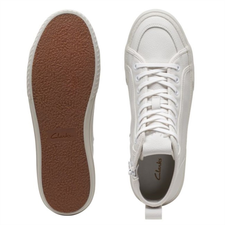 Cuero Blanco Roxby Hola Cuero Blanco Clarks