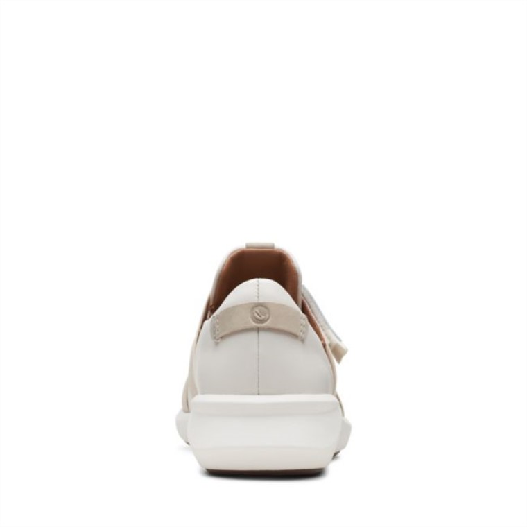 Correa De Cuero Blanco Un Rio Clarks De Cuero Blanco