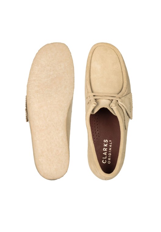 Zapatos Con Cordones Wallabee De Arce Clarks