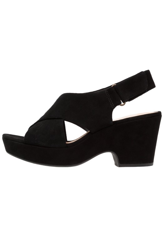 Sandalias Plataforma Negras Maritsa Lara De Clarks