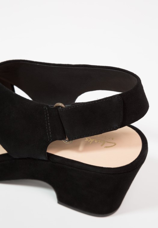 Sandalias Plataforma Negras Maritsa Lara De Clarks