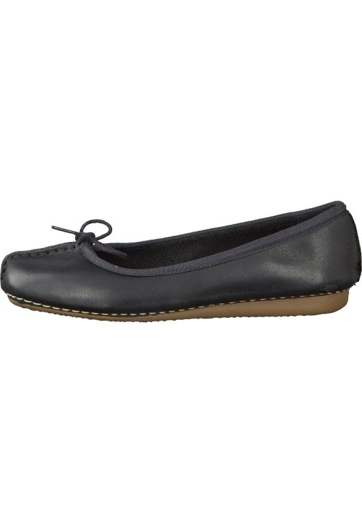Bailarinas Negras Con Pecas Clarks Ice