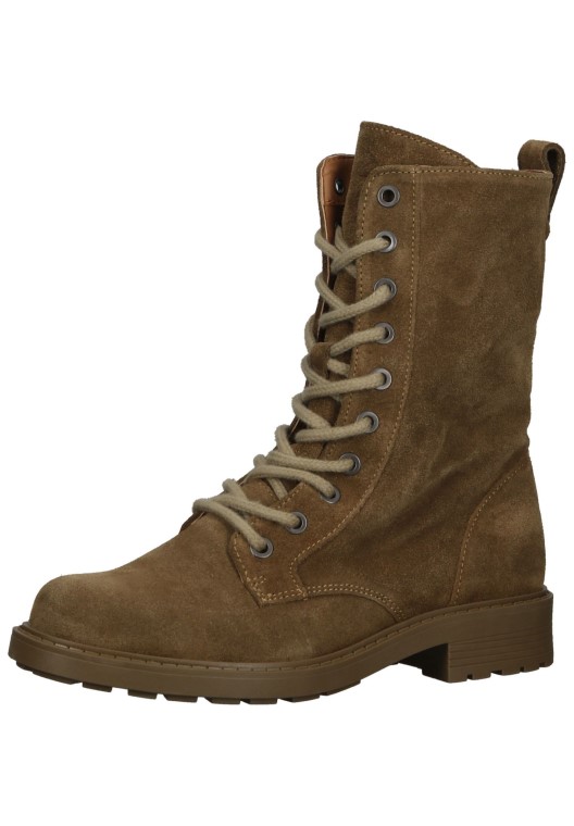Botines Con Cordones Estilo Orinoco2 Ante Arena Oscuro Clarks