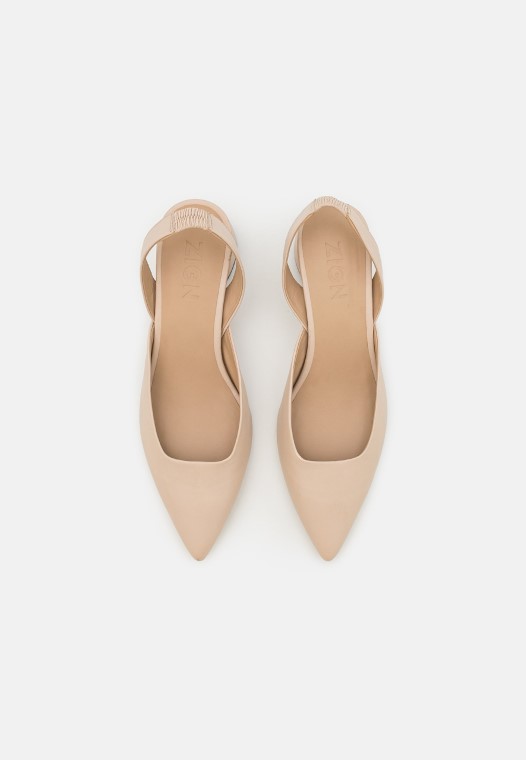 Tacos De Cuero Clasicos Beige Clarks