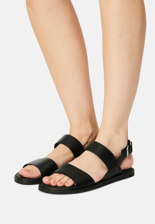 Sandalias Negras Con Tiras Karsea De Clarks