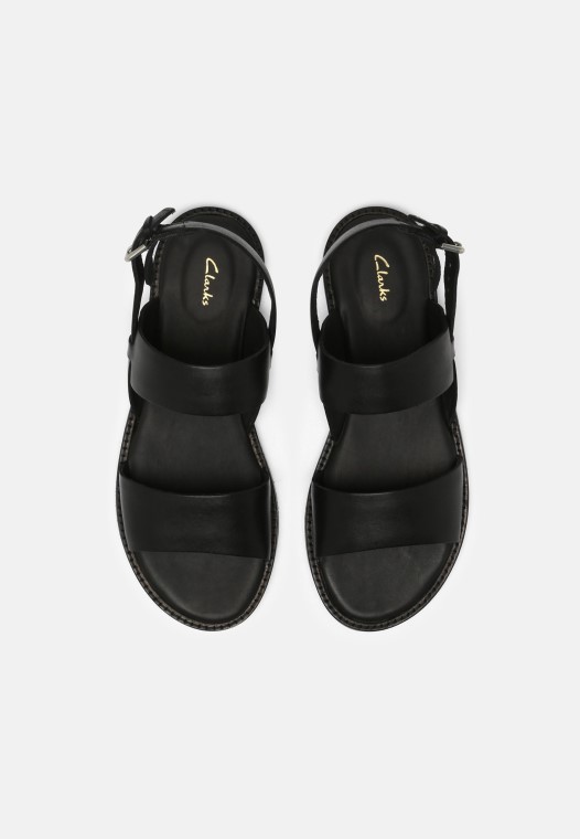 Sandalias Negras Con Tiras Karsea De Clarks