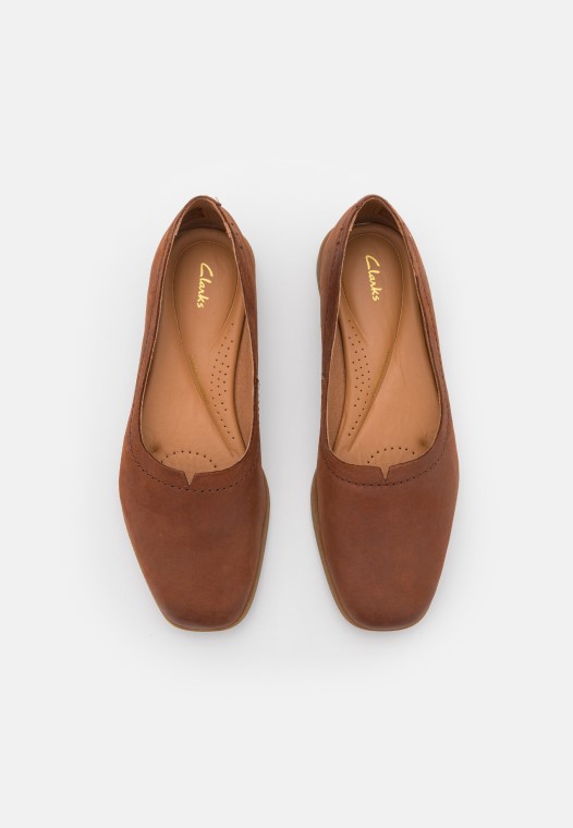Zapatillas Sin Cordones Pure Walk Clarks Marrón Oscuro Lea