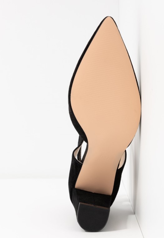 Tacones Negros De Cuero Clarks