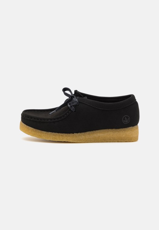 Clarks Wallabee Negro Casual Con Cordones