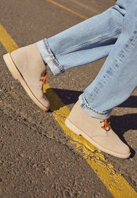 Bota Safari Casual Cordones Arena Clarks