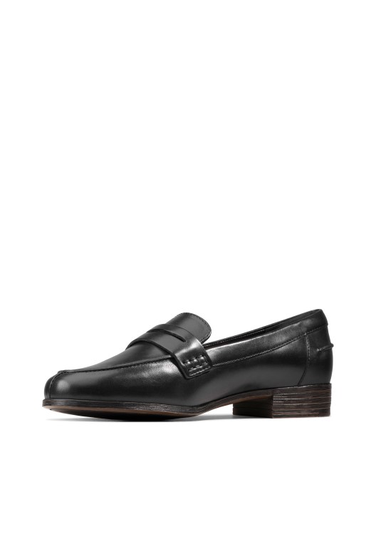 Slip-ons De Cuero Negro Clarks
