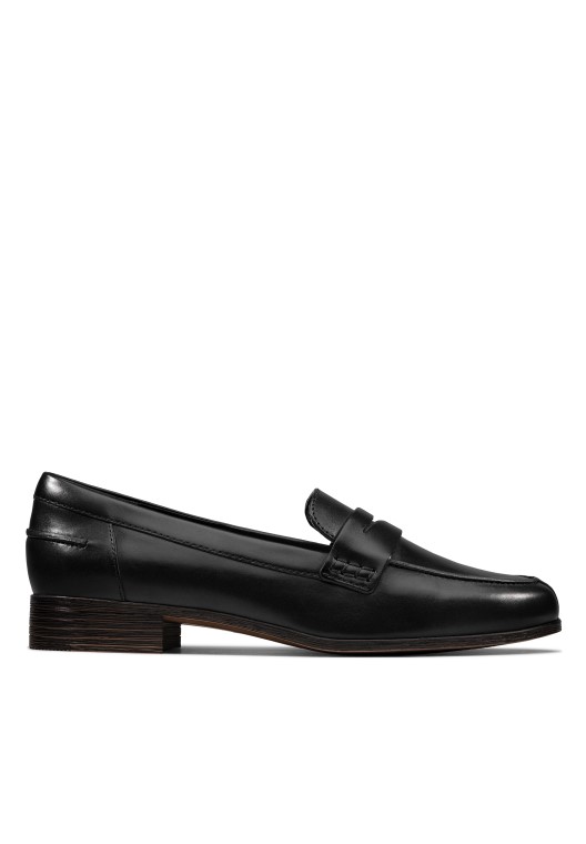 Slip-ons De Cuero Negro Clarks