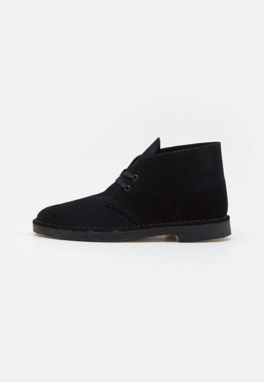 Clarks Bota Negra Casual Con Cordones