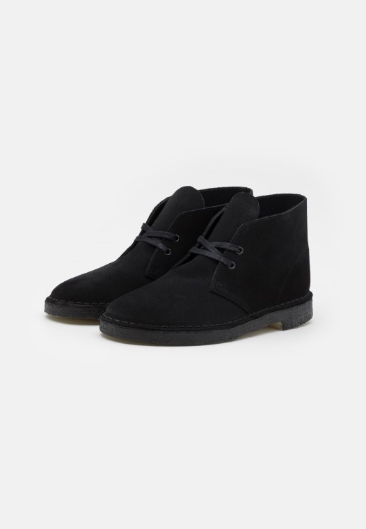 Clarks Bota Negra Casual Con Cordones