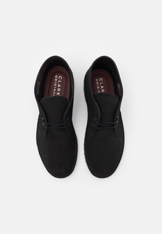 Clarks Bota Negra Casual Con Cordones