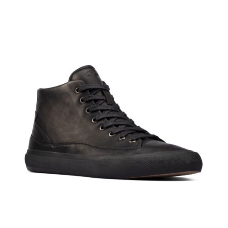 Aceley Zip Hola Clarks Cuero Negro