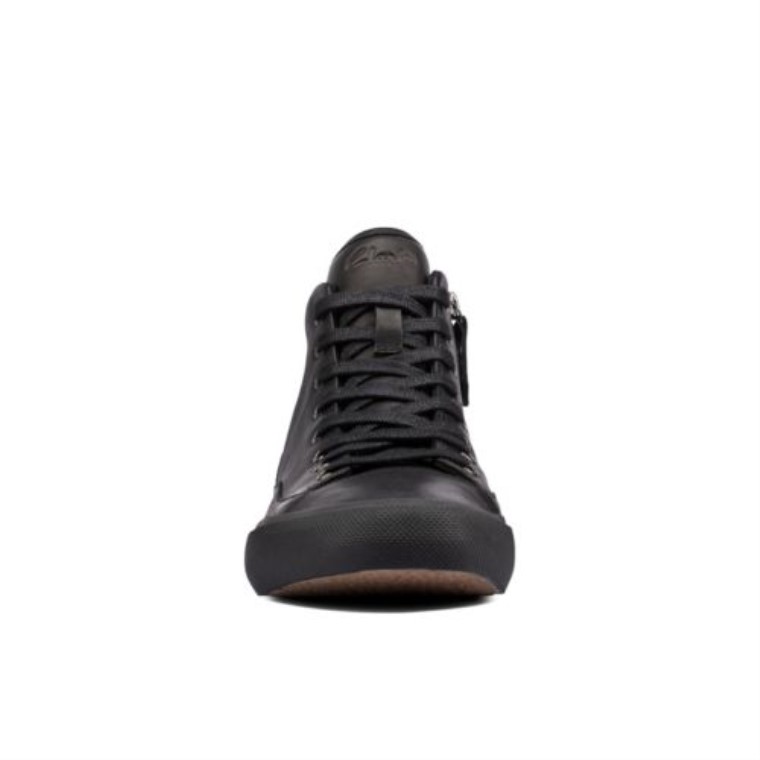 Aceley Zip Hola Clarks Cuero Negro