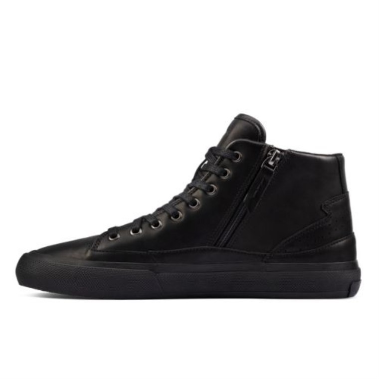 Aceley Zip Hola Clarks Cuero Negro